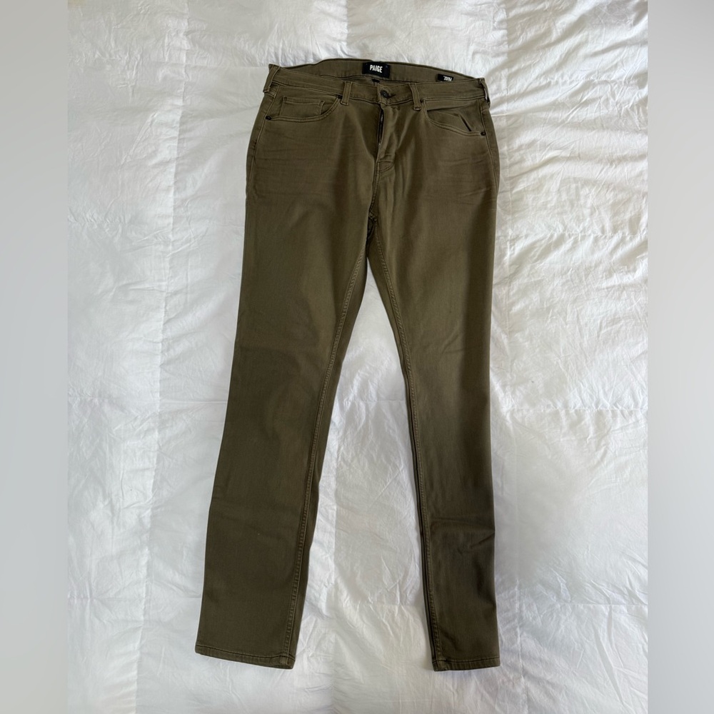 PAIGE Khaki Slim Fit Jeans -Men’s